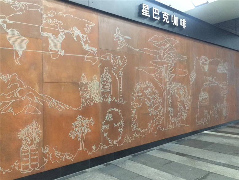 南岳耐候钢幕墙